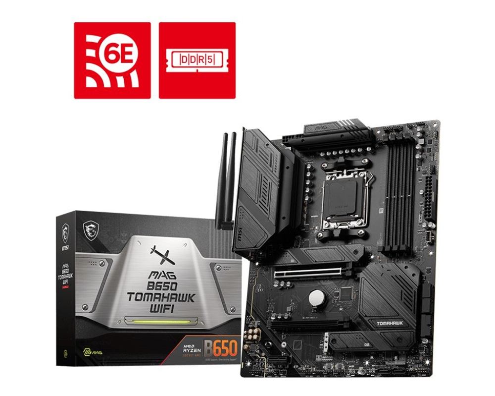 MSI MAG B650 TOMAHAWK WIFI AMD B650 AM5 ATX alaplap