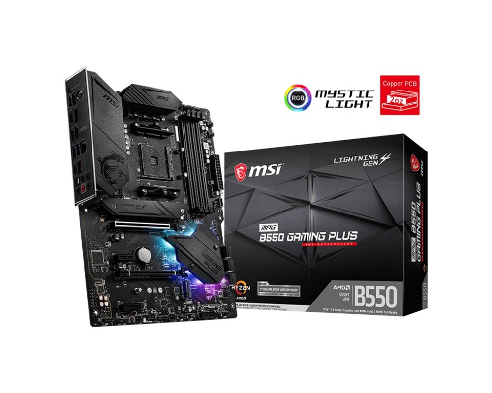 MSI MPG B550 GAMING PLUS AMD B550 AM4 ATX alaplap