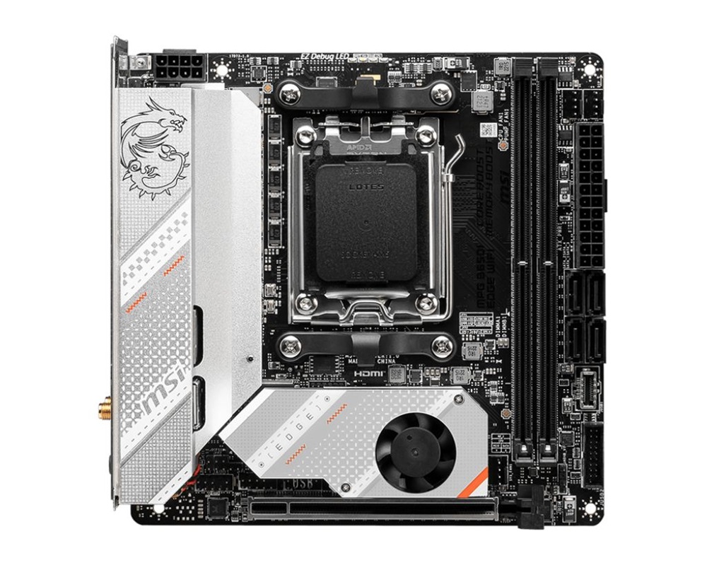 MSI MPG B650I EDGE WIFI AMD B650 AM5 Mini-ITX alaplap