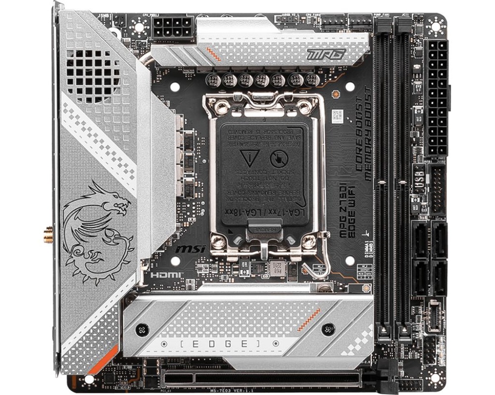 MSI MPG Z790I EDGE WIFI Intel Z790 LGA1700 Mini-ITX alaplap