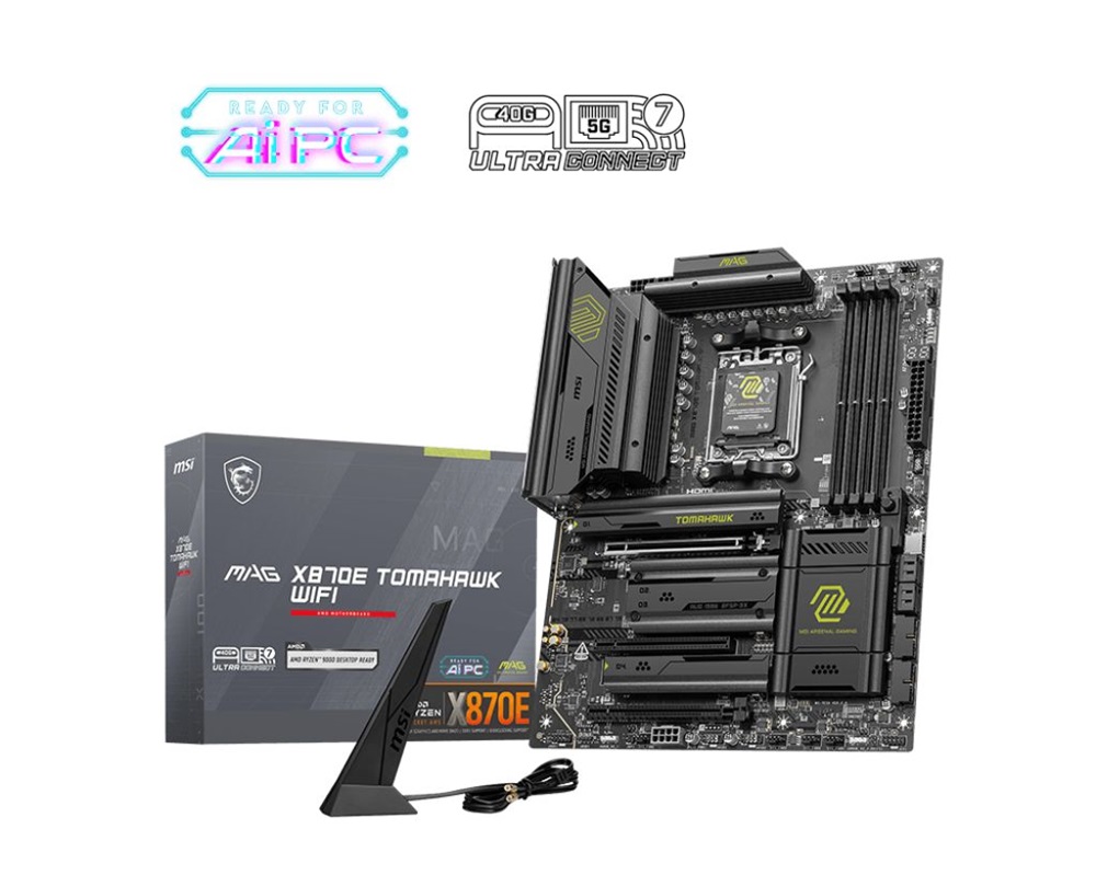 MSI Mag X870E Tomahawk Wi-Fi AMD X870E AM5 ATX alaplap