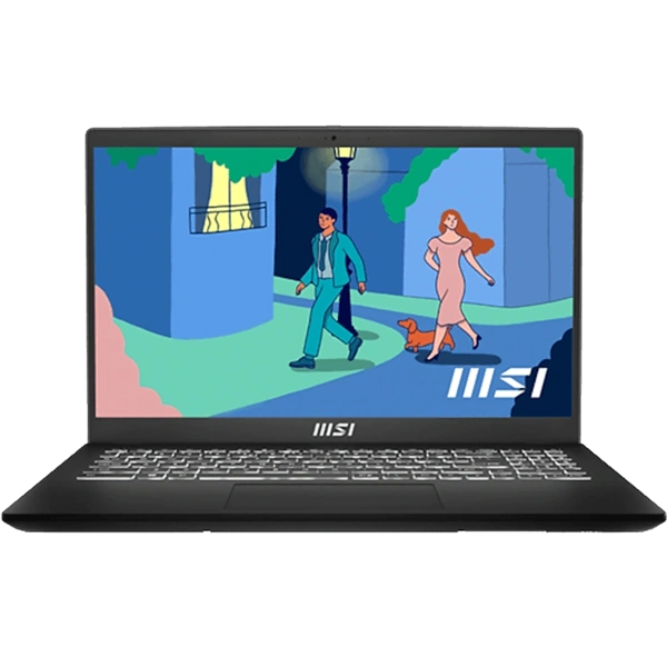 MSI Modern 15 15 B11M-065X 15,6"FHD/Intel Core i5-1155G7/8GB/512GB/Int.VGA/FreeDOS/fekete laptop (Újszerű)