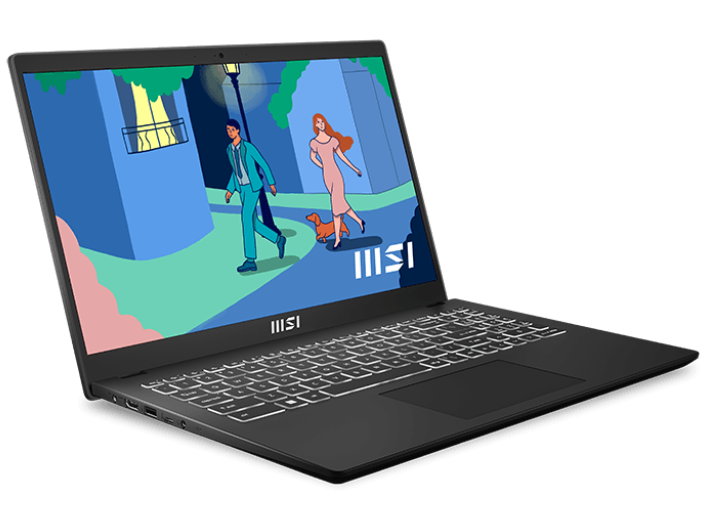 MSI Modern 15 15 B11M-065X 15,6"FHD/Intel Core i5-1155G7/8GB/512GB/Int.VGA/FreeDOS/fekete laptop