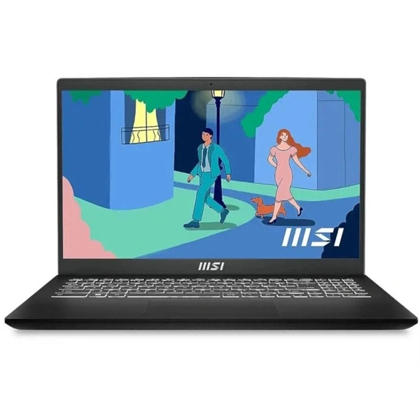 MSI Modern 15 B13M-1030 15,6"FHD/Intel Core i3-1315U/8GB/512GB/Int.VGA/FreeDOS/fekete laptop (Újszerű)