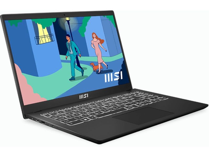 MSI Modern 15 B13M-1030 15,6"FHD/Intel Core i3-1315U/8GB/512GB/Int.VGA/Win11 Pro/fekete laptop