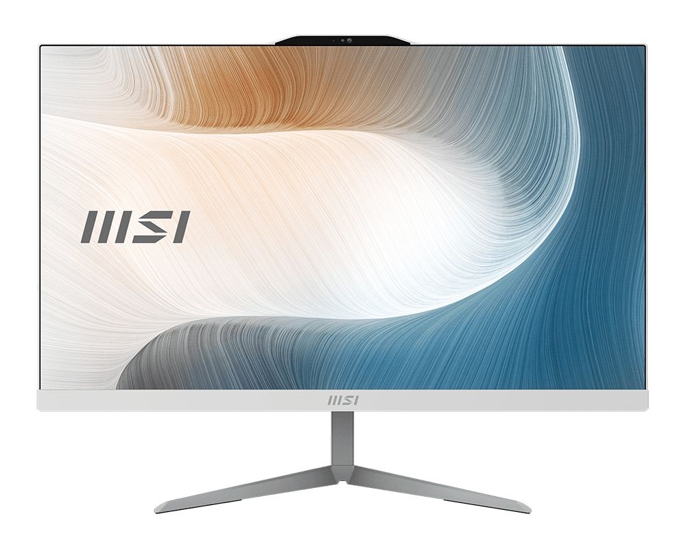 MSI Modern AM242 12M-1080XHU 23,8"FHD/Core i3-1215U/8GB/256GB/fehér All-in-One asztali számítógép