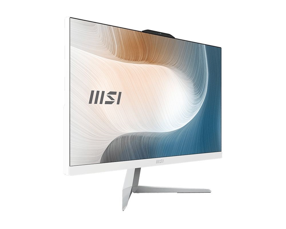 MSI Modern AM242 12M-1812XEU-W51235U16GS50XXANS 23,8"FHD/Core i5-1235U/16GB/500GB/fehér All-in-One asztali számítógép