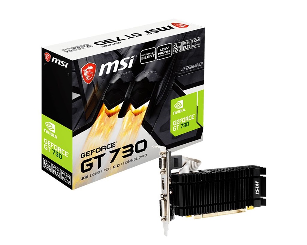 MSI N730K-2GD3H/LPV1 nVidia 2GB DDR3 64bit PCIe videókártya