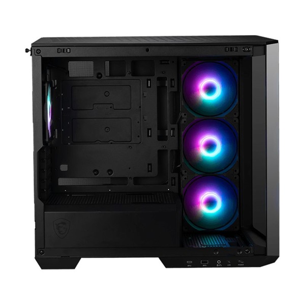 MSI PANO M100R PZ BLACK ARGB (táp nélküli) ablakos mATX ház