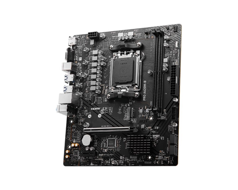 MSI PRO A620M-B AMD A620 AM5 mATX alaplap