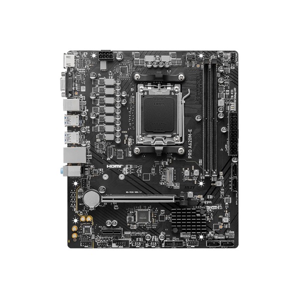 MSI PRO A620M-E AMD A620 AM5 mATX alaplap