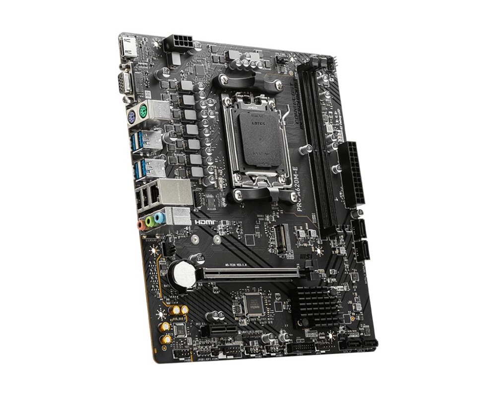 MSI PRO A620M-E AMD A620 AM5 mATX alaplap
