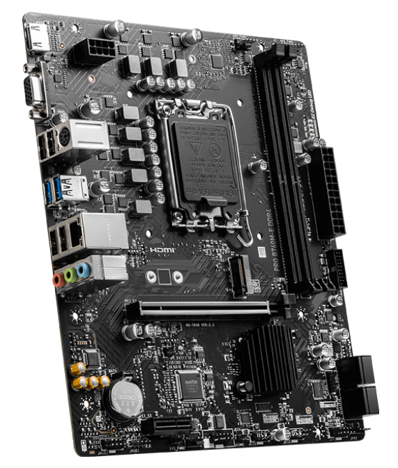 MSI PRO B760M-E DDR4 Intel B760 D4 LGA1700 mATX alaplap