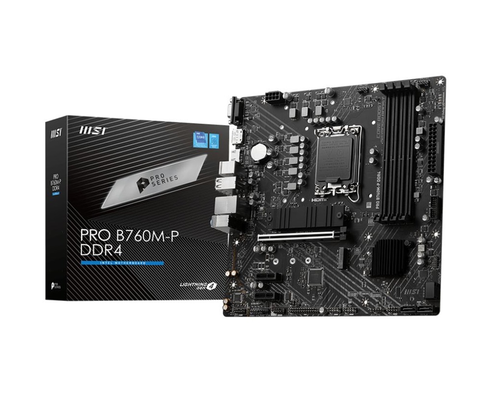 MSI PRO B760M-P DDR4 Intel B760 LGA1700 mATX alaplap