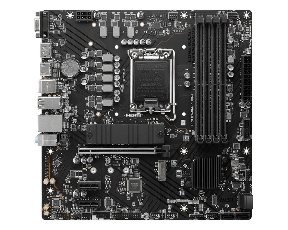 MSI PRO B760M-P DDR4 Intel B760 LGA1700 mATX alaplap