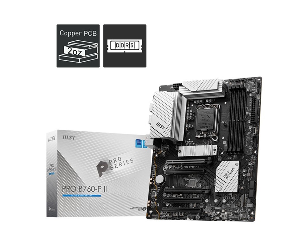MSI PRO B760-P Intel B760 LGA1700 ATX alaplap