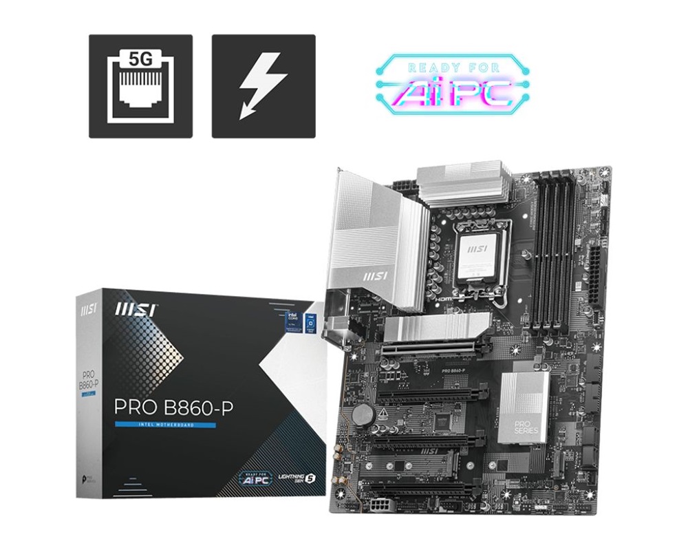 MSI PRO B860-P Intel B860 LGA1851 ATX alaplap