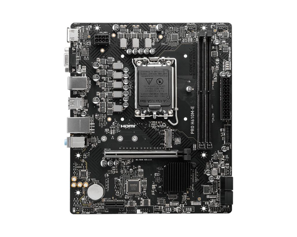 MSI PRO H610M-E Intel H610 LGA1700 mATX alaplap