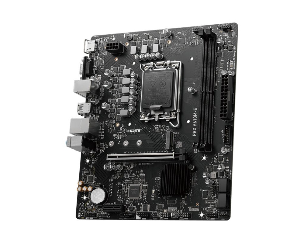 MSI PRO H610M-E Intel H610 LGA1700 mATX alaplap
