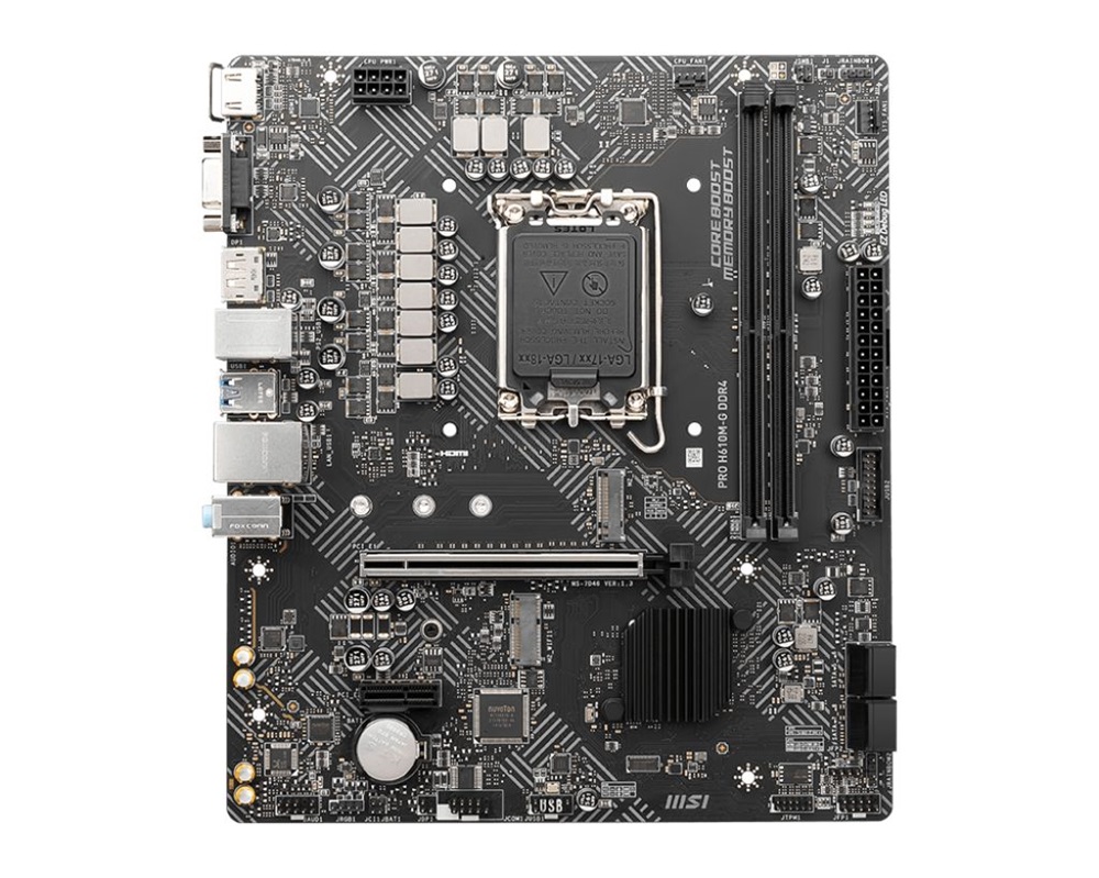 MSI PRO H610M-G DDR4 Intel H610 LGA1700 mATX alaplap