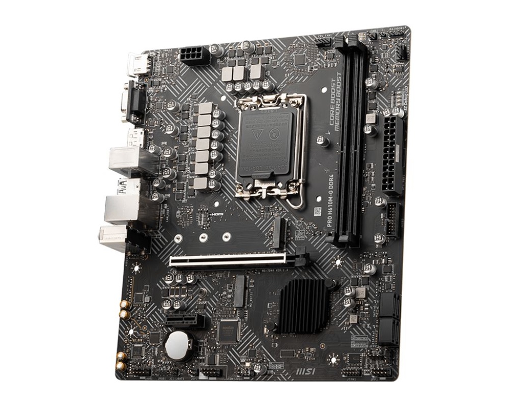 MSI PRO H610M-G DDR4 Intel H610 LGA1700 mATX alaplap