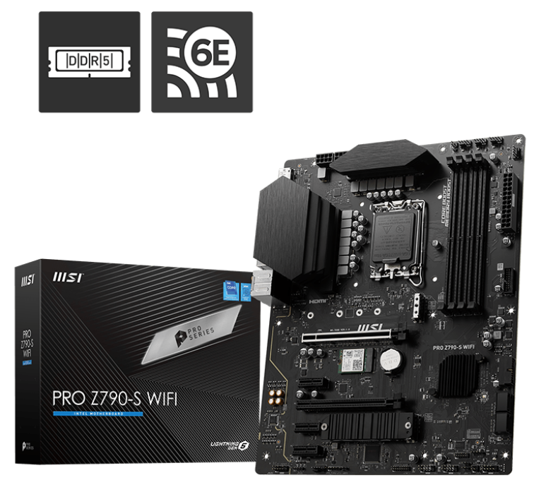 MSI PRO Z790-S WIFI Intel Z790 LGA1700 ATX alaplap