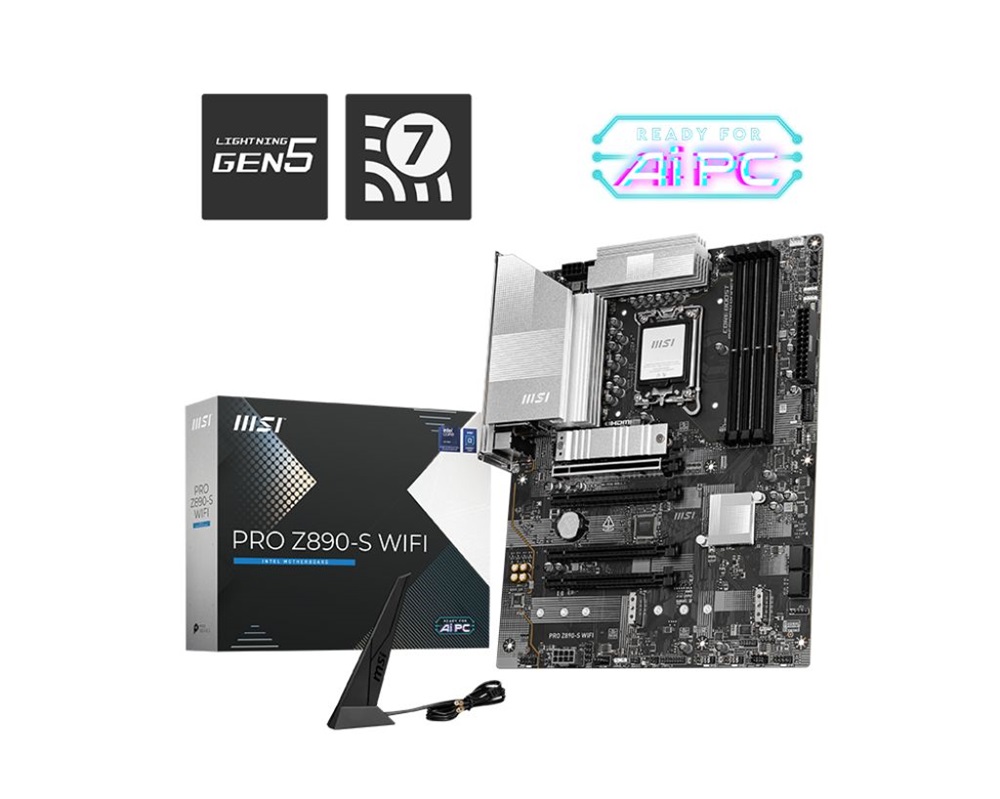 MSI PRO Z890-S WIFI Intel Z890 LGA1851 ATX alaplap