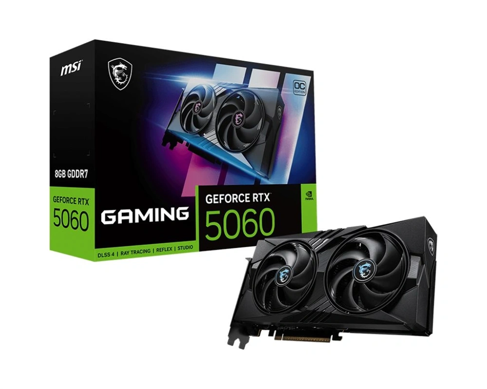 MSI RTX 5060 Gaming nVidia 8GB DDR7 PCIe videókártya