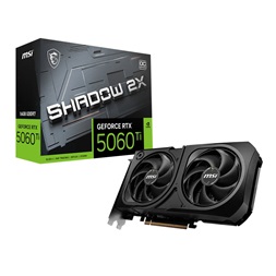MSI RTX 5060 Ti SHADOW 2X OC PLUS (Bulk) nVidia 16GB DDR7 PCIe videókártya
