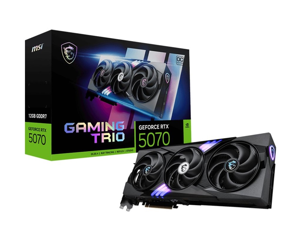 MSI RTX 5070 Gaming Trio nVidia 12GB DDR7 PCIe videókártya