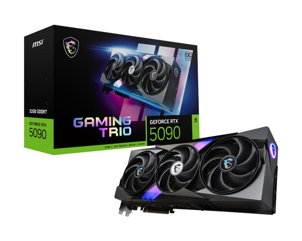MSI RTX 5090 32G GAMING TRIO OC nVidia 32GB GDDR7 512bit PCIe videókártya