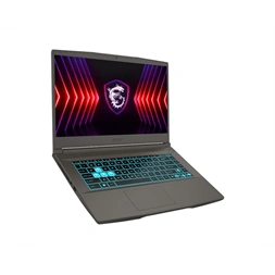 MSI Thin 15 B13VE 15,6"FHD/Intel Core i5-13420H/16GB/512GB/RTX 4050 6GB/FreeDOS/szürke laptop
