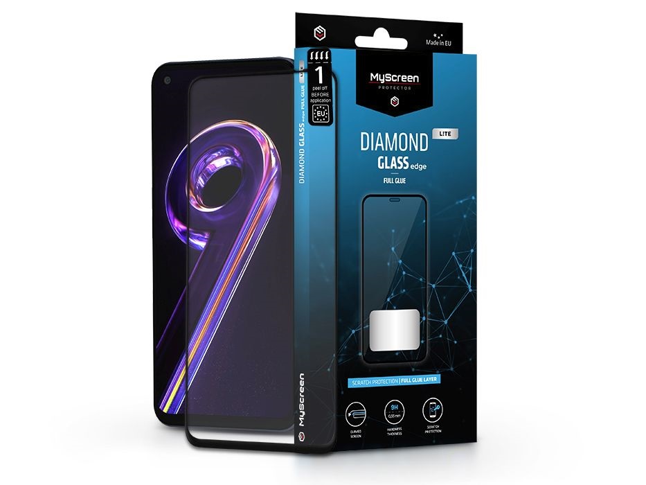 MSP LA-2188 Realme 9 Pro Diamond Glass Lite Edge2.5D edzett üveg képernyővédő