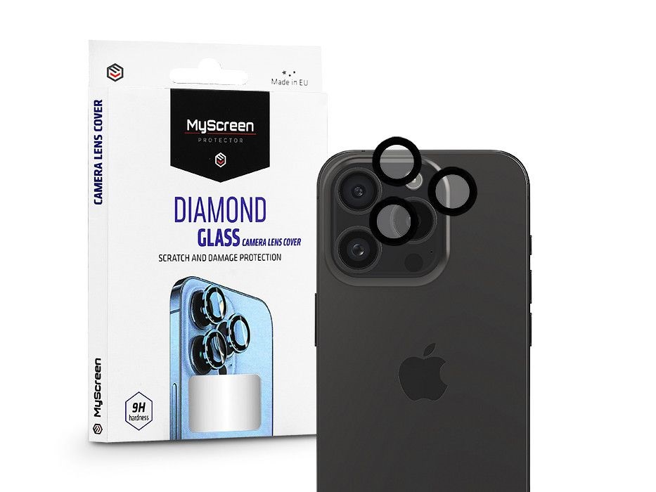 MSP MS224628 Apple iPhone 15 Pro/15 Pro Max Diamond Glass hátsó kameralencse védő edzett üveg