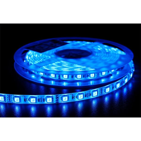 MW HQS-5050 5M 60LED/m 14,4W/m 12V RGB vízálló LED szalag