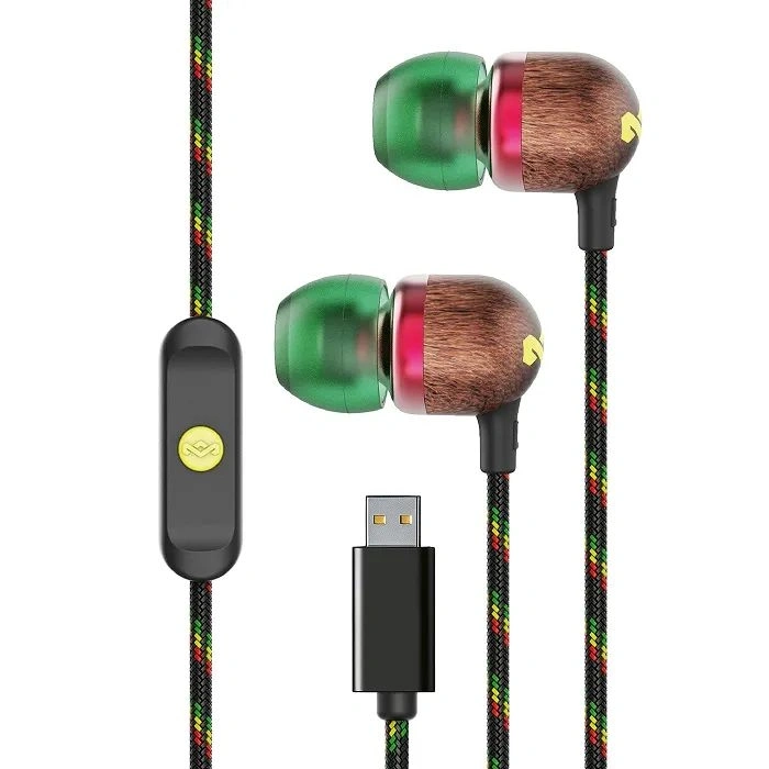 Marley Smile Jamaica USB-C vezetékes rasta fülhallgató