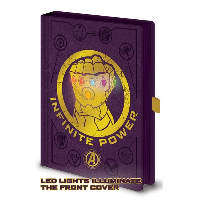 Marvel Bosszúállók: Végtelen Háború Thanos ököl világító füzet