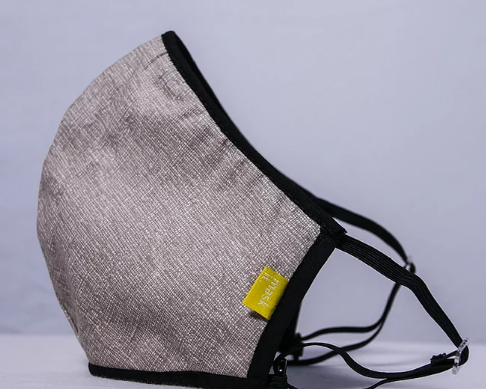 Mask it. mosható textil drapp női szájmaszk