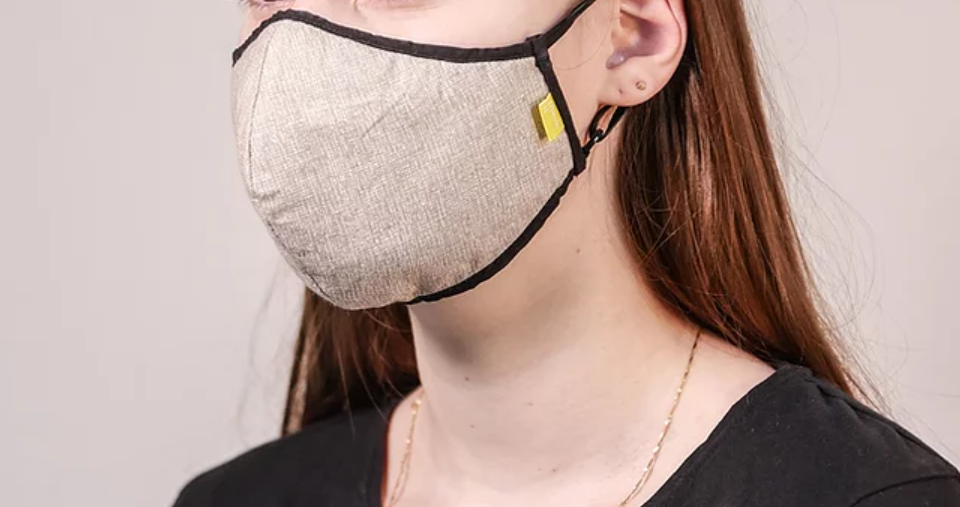 Mask it. mosható textil drapp női szájmaszk
