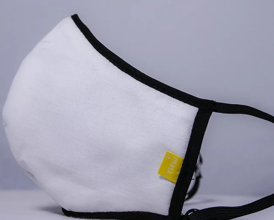 Mask it. mosható textil fehér férfi szájmaszk