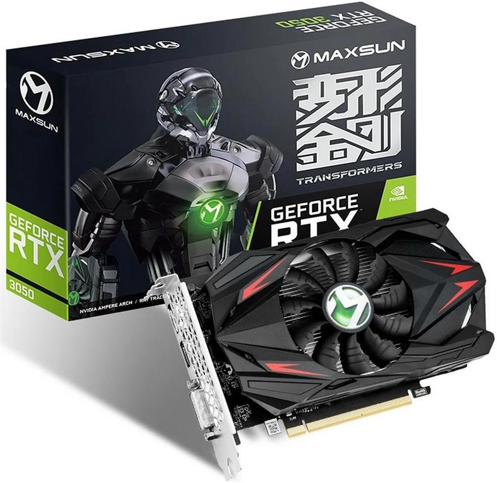 Maxsun GeForce RTX 3050 Transformer nVidia 6GB PCIe videókártya