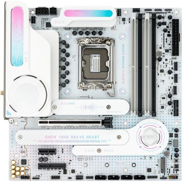 Maxsun iCraft B760M CROSS Intel B760 LGA1700 mATX alaplap