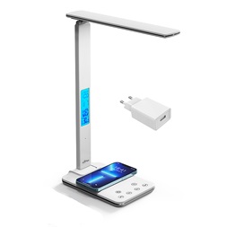 Media-Tech MT222 LEDITOU LED asztali lámpa indukciós töltővel