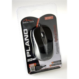 Media-Tech MT1091T Plano usb egér, szürke