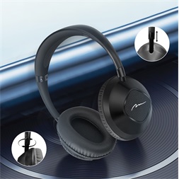 Media-Tech MT3610 SONIQUE BT Bluetooth fekete fejhallgató
