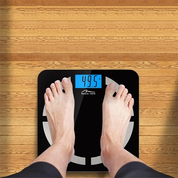 Media-Tech MT5513 Scale Okos BMI digitális fürdőszobai mérleg, bluetooth