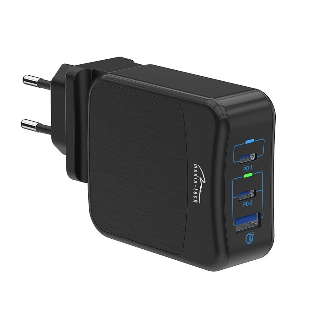 Media-Tech MT6252 USB-C univerzális hálózati adapter