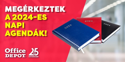 Megérkeztek a 2024-es napi agendák!