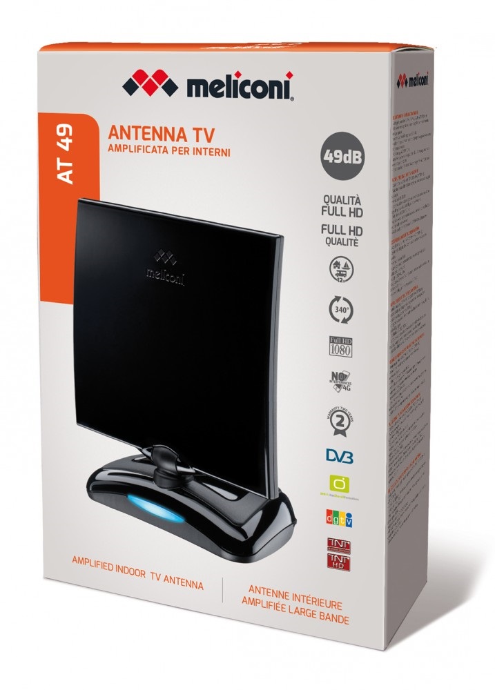 Meliconi AT49 R1 USB erősített digitális beltéri DVB-T antenna