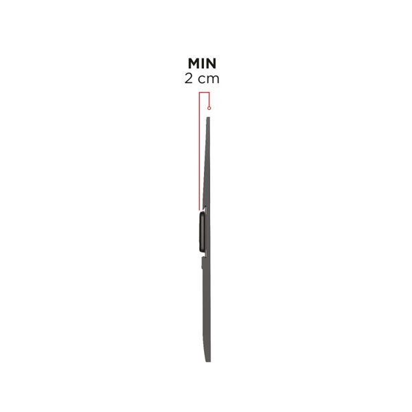Meliconi Flatstyle FS400 DW 40"-75" fix fali TV konzol